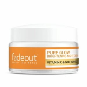 Fadeout Pure Glow Brightening Night Cream With Vitamin C, Pink Pomelo & Niacinamide
