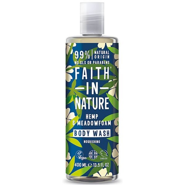 FAITH IN NATURE HEMP MEADOWFOAM BODY WASH