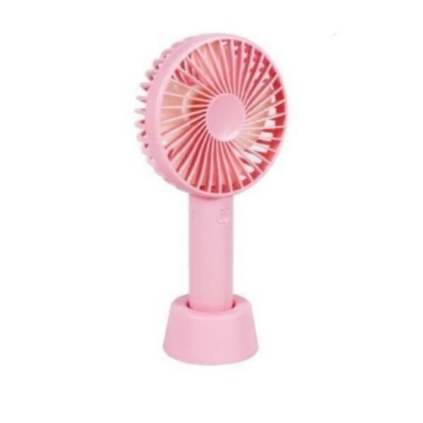 Mini Rechargeable Hand Fan With Stand