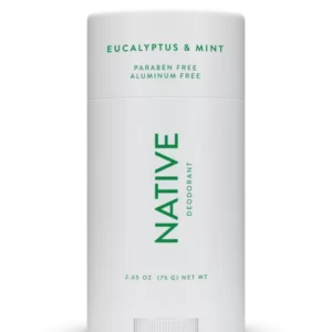 Native Deodorant Eucalyptus & Mint, 2.65 oz (75 G) Net WT