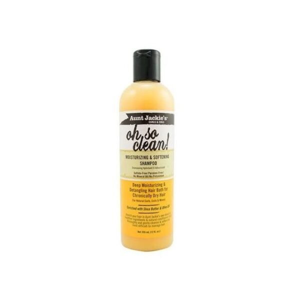 Aunt Jackie’s Oh So Clean Moisturizing And Softening Shampoo, 12 Fl. Oz