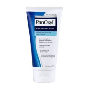 Panoxyl acne creamy wash Benzoyl peroxide 4% daily control 6 oz/170 g (Package may vary)