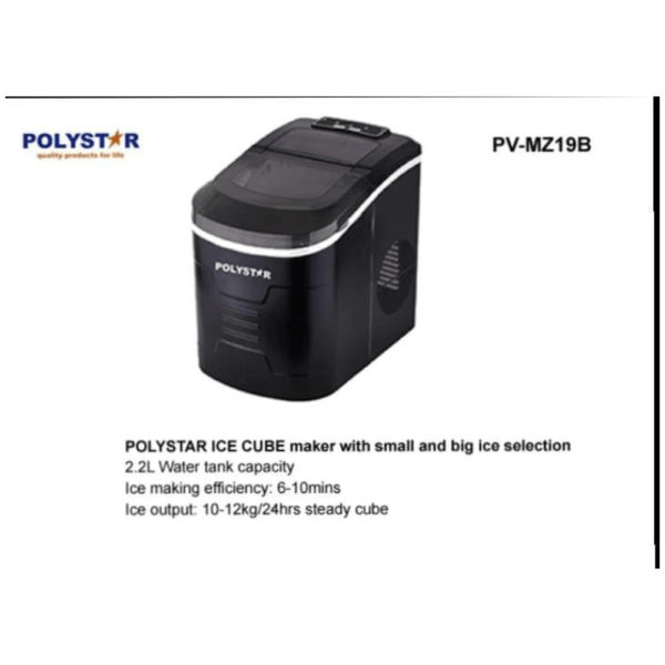 Polystar 2.2L Ice-Maker | PV-MZ19B