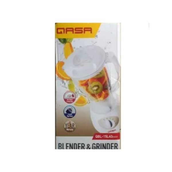 Qasa Quality 2.0Litres Blender & Grinder QBL-15L40