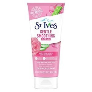 St. Ives Gentle Smoothing Scrub Rose Water & Aloe Vera (6 Oz)