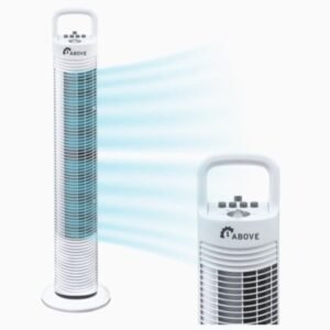 1ABOVE 32? Oscillating Tower Fan With 120Mins Timer