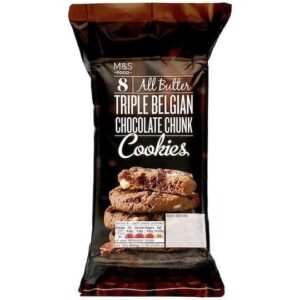 All Butter Triple Belgian Chocolate Chunk Cookies