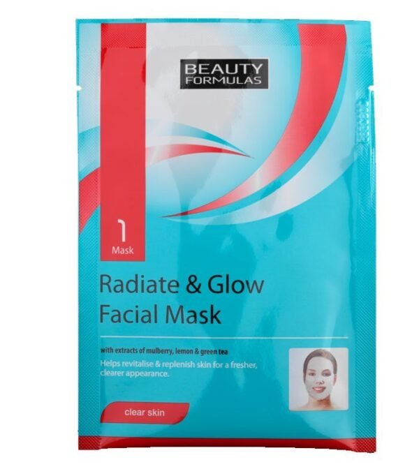 Beauty Formulas Radiate & Glow Facial Mask