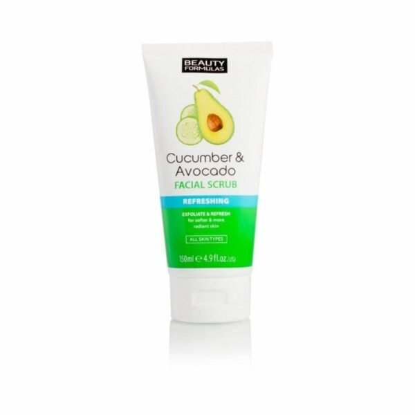Beauty Formulas Cucumber & Avocado Facial Scrub (150ml