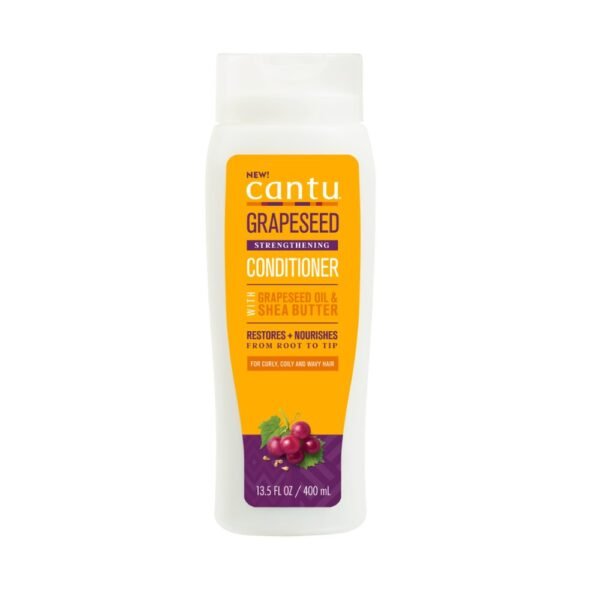 Cantu Grapeseed Strengthening Conditioner with Grapeseed & Shea Butter Oils, 13.5 oz | Cantu Beauty