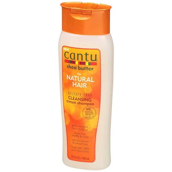 Cantu Natural Cleansing Cream Shampoo for Natural Hair, Sulfate-Free with Shea Butter, 25 fl oz. | Cantu Beauty