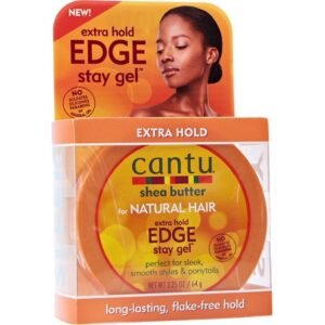 Cantu Shea Butter for Natural Hair Edge Stay Gel, Extra Hold 2.25 oz | Cantu Beauty
