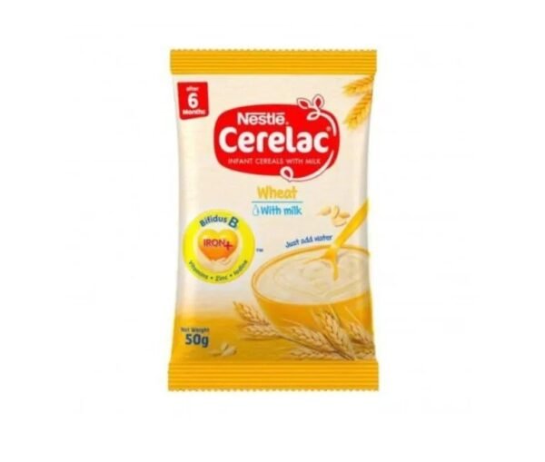 Nestle Cerelac Infant Wheat Cereal With Milk 8 x10 x 50g