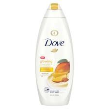 DOVE GLOWING MANGO & ALMOND BUTTERS BODY WASH 650ml