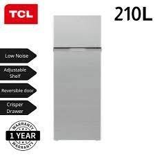 TCL Double Door Fridge (210L)
