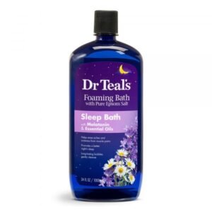 Dr Teal?s Foaming Bath With Pure Epsom Salt Sleep Bath With Melatonin & Essential Oils 34fl oz 1000ml