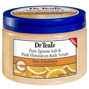 (Wholesale) Dr Teal?s Salt Scrub Glow & Radiance 16oz 454g