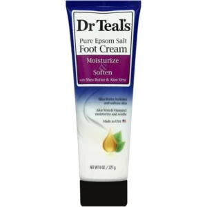 Dr Teal?s Foot Cream, Moisturize & Soften with Shea Butter & Aloe Vera 8 oz