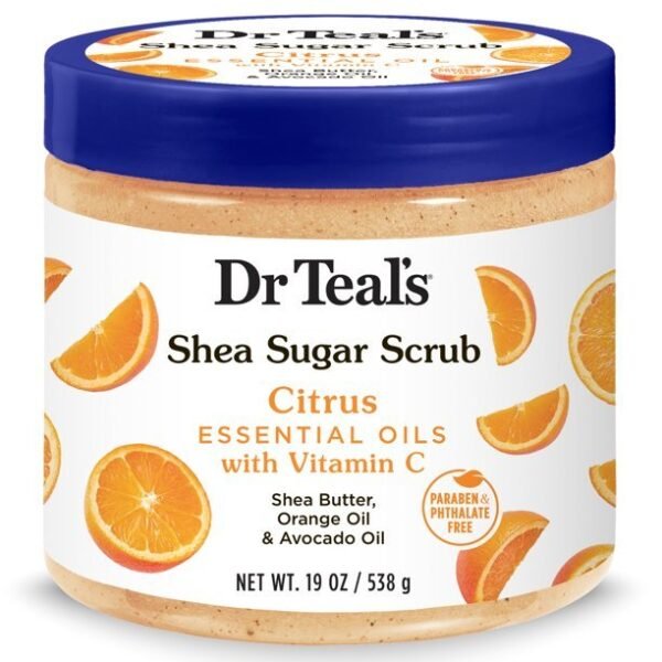Dr Teal?s Vitamin C Shea Sugar Body Scrub, 583g | Dr Teal?s