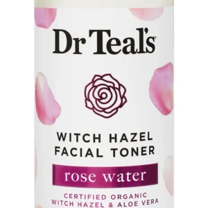 Dr Teal?s Witch Hazel Facial Toner, Rose Water, 16 fl oz | Dr Teal?s