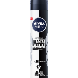Nivea Men Spray Invisible Black and White Male 200ml (6?2)