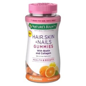 Nature’s Bounty Hair, Skin & Nails + Collagen Gummies 80 Gummies