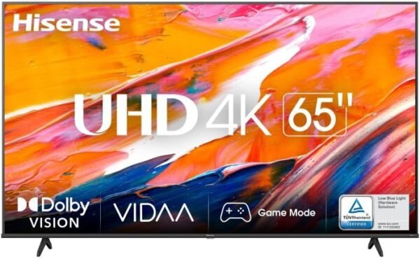 HISENSE 65 INCH UHD 4K SMART TV VOICE RECOGNITION 65A7H