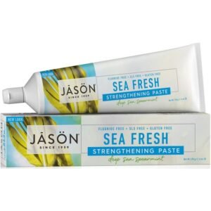 Jason Natural, Sea Fresh, Strengthening Paste, Deep Sea Spearmint, 170g | Jason Natural Care