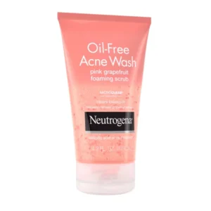 Neutrogena Oil Free Acne Wash Pink Grapefruit Foaming Scrub 4.2 FL 124ML