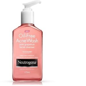 Neutrogena Pink Grape Oil-free Acne Wash Facial Cleanser 9oz
