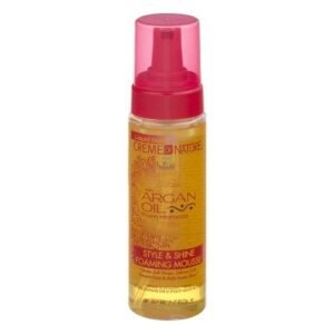 Creme Of Nature With Aragan Oil Style & Shine Foaming Mousse 7oz
