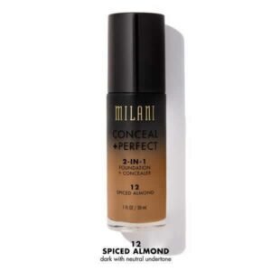 Milani Conceal + Perfect 2-in-1 Foundation + Concealer 12spiced Almond