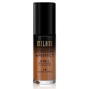 Milani Conceal + Perfect 2-in-1 Foundation + Concealer – 14 Golden Toffee