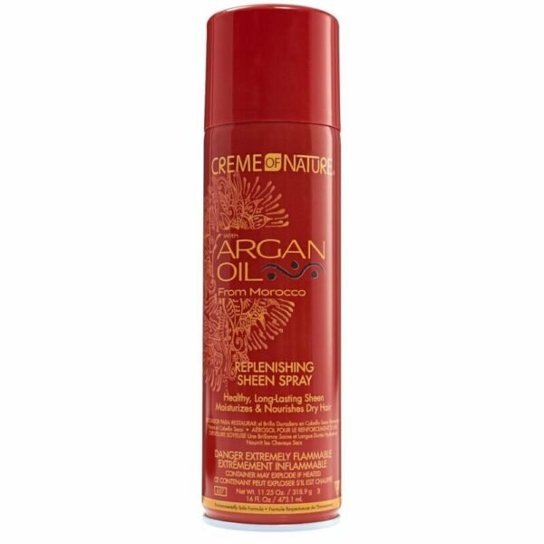 Creme Of Nature Argan Oil Replenishing Sheen Spray 11.25 Oz