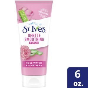 ST. IVES GENTLE SMOOTHING SCRUB ROSE WATER & ALOE VERA