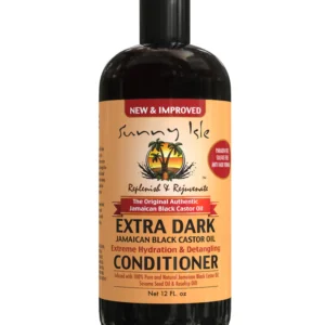 Sunny Isle Improved Extra Dark Jamaican Black Castor Oil Extreme Hydration & Detangling Conditioner, 12 oz | Sunny Isle