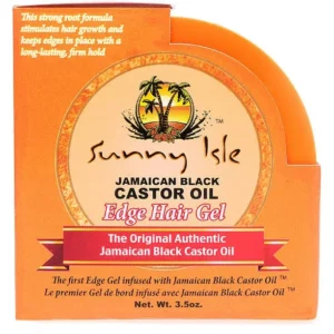 Sunny Isle Jamaican Black Castor Oil Edge Hair Gel 3.5 oz | Sunny Isle
