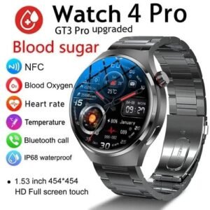 GPS Smartwatch For Huawei GT4 Pro NFC IP68 Waterproof Blood Sugar Smart Watch