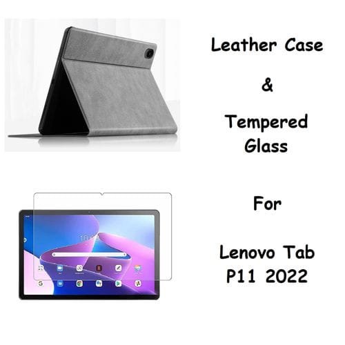Lenovo Tab P11 2022 Leather Case + Screen Guard
