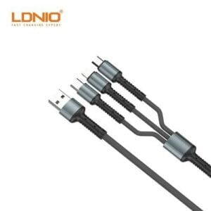 Ldnio 3 In 1, 3.4A Type C, Micro USB, IOS Fast Charger Cable