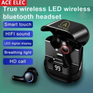 Ace Elec Stereo Sound Earphones 40Hours Playtime Headsets