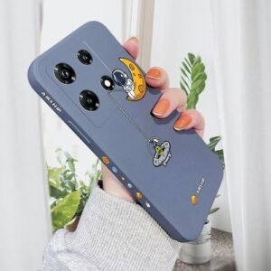 Infinix Note 30 Pro Case Cute Astronaut Silicone Phone Cover