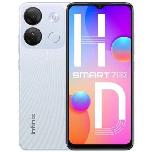 Infinix Smart 7HD (2+2GB RAM/64GB ROM) 4G Dual SIM, 5000mAh - White