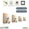 10PCS Powerful Non-Mark Storage Hooks Hangers Fixtures