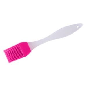 Silicone BBQ Sauce Oil Brush Handle Cake Butter-Rose Red