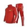 Kingskartel Kings Kartel Full Stylish Red And White Track Suit