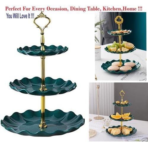 3 Steps Cake Tray/Living Room Tray/Fruit Plate/Dining Tray