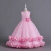 Pink Ceremonial Ball Gown, Princess Party Gown