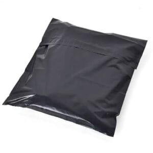 50/100pcs Self-Sealed Adhesive Courier Bags Black S