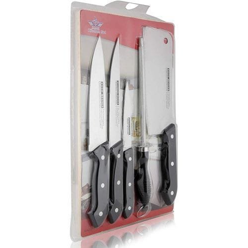 Quality Knife Set With Tin Opener And Chopping Board